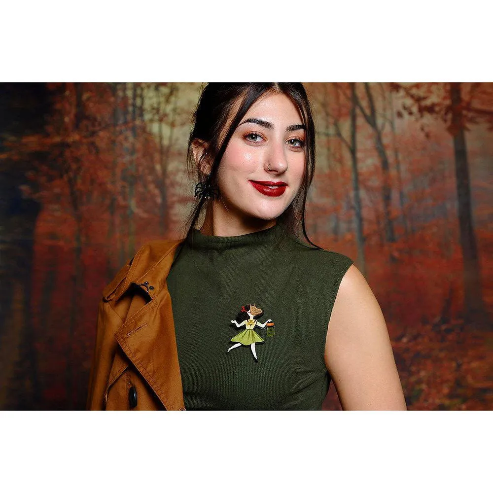 Wolf Scout Brooch by Laliblue
